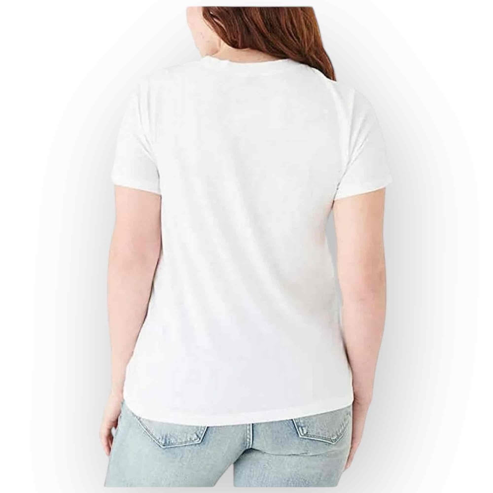 NWT Lucky Brand Cactus Club Graphic Tee White Cotton Blend Women's Size Small - Picture 2 of 4